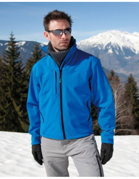 Jachetă softshell cu 3 straturi pentru bărbați